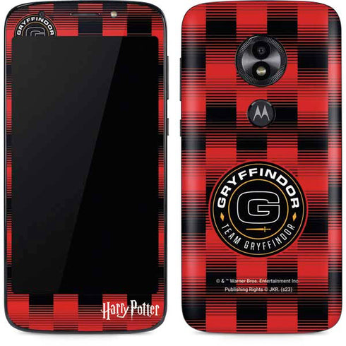 Wizarding Worlds Harry Potter Team Gryffindor Moto E5 Play Skin