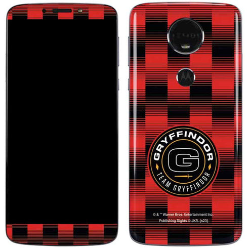 Wizarding Worlds Harry Potter Team Gryffindor Moto E5 Plus Skin