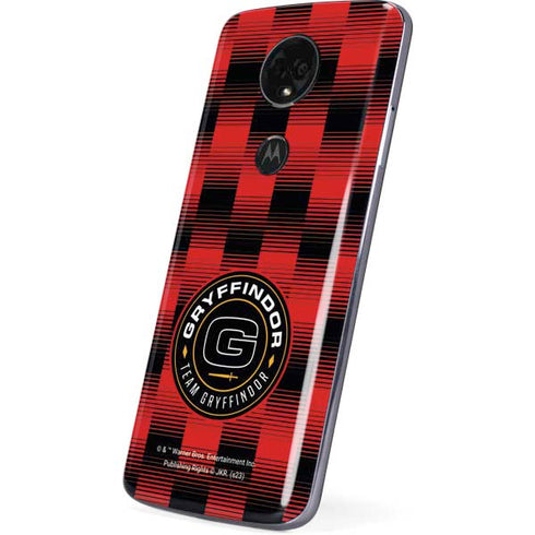 Wizarding Worlds Harry Potter Team Gryffindor Moto E5 Plus Skin