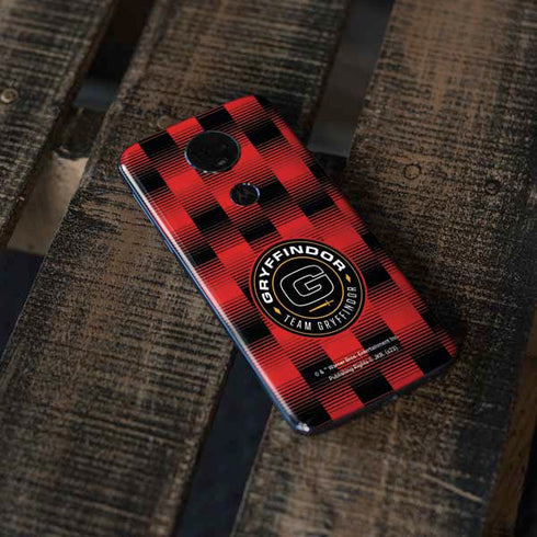 Wizarding Worlds Harry Potter Team Gryffindor Moto E5 Plus Skin