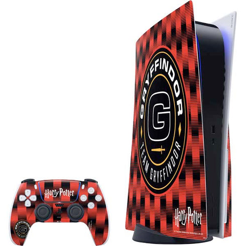 Wizarding Worlds Harry Potter Team Gryffindor PS5 Bundle Skin