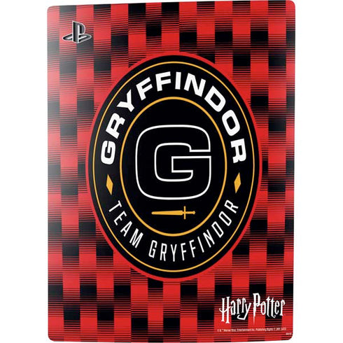 Wizarding Worlds Harry Potter Team Gryffindor PS5 Console Skin