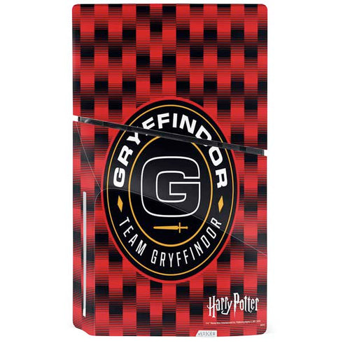 Wizarding Worlds Harry Potter Team Gryffindor PS5 Slim Disk Bundle Skin