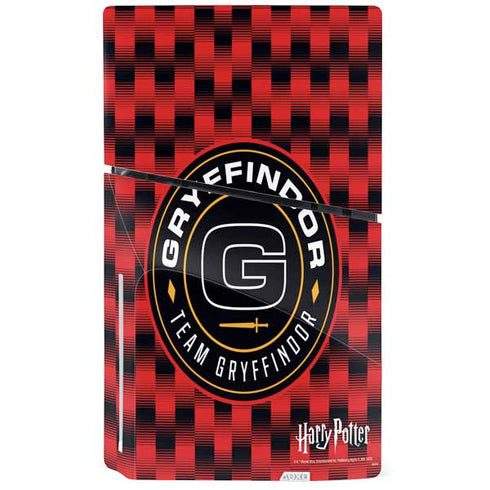 Wizarding Worlds Harry Potter Team Gryffindor PS5 Slim Disk Console Skin