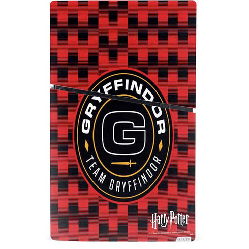 Wizarding Worlds Harry Potter Team Gryffindor PS5 Slim Digital Edition Console Skin