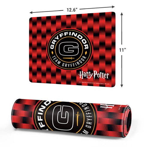 Wizarding Worlds Harry Potter Team Gryffindor Gaming Mouse Pad