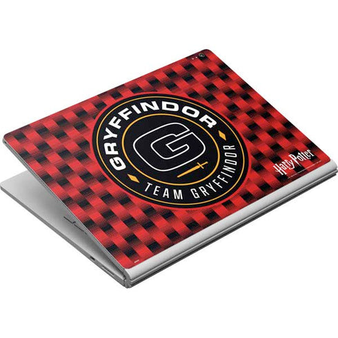 Wizarding Worlds Harry Potter Team Gryffindor Surface Book Skin