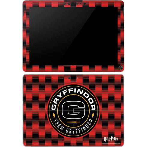 Wizarding Worlds Harry Potter Team Gryffindor Surface Go Skin