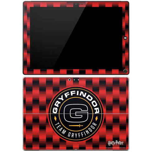 Wizarding Worlds Harry Potter Team Gryffindor Surface Pro 3 Skin