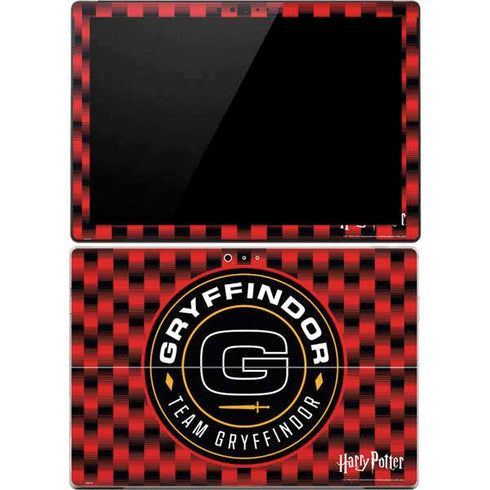Wizarding Worlds Harry Potter Team Gryffindor Surface Pro 4 Skin
