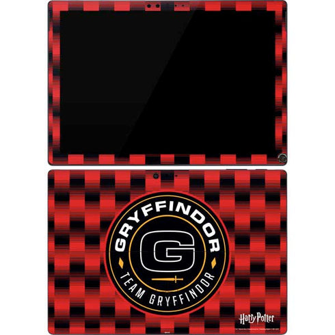 Wizarding Worlds Harry Potter Team Gryffindor Surface Pro 7 Skin