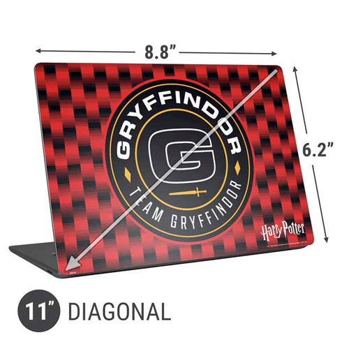 Wizarding Worlds Harry Potter Team Gryffindor Universal Laptop 11in (8.8 x 6.2in) Skin