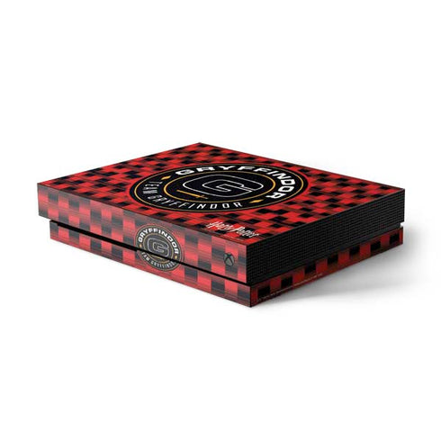 Wizarding Worlds Harry Potter Team Gryffindor Xbox One X Console Skin