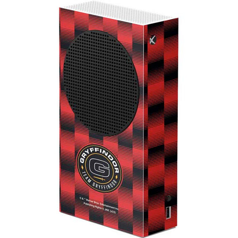 Wizarding Worlds Harry Potter Team Gryffindor Xbox Series S Console Skin