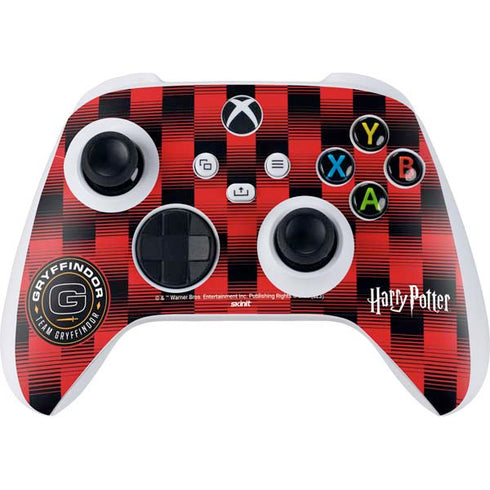 Wizarding Worlds Harry Potter Team Gryffindor Xbox Series S Controller Skin