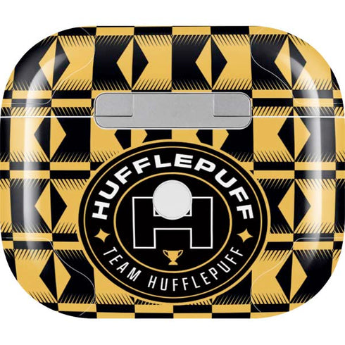 Wizarding Worlds Harry Potter Team Hufflepuff Apple AirPods (3rd Gen 2021) Skin