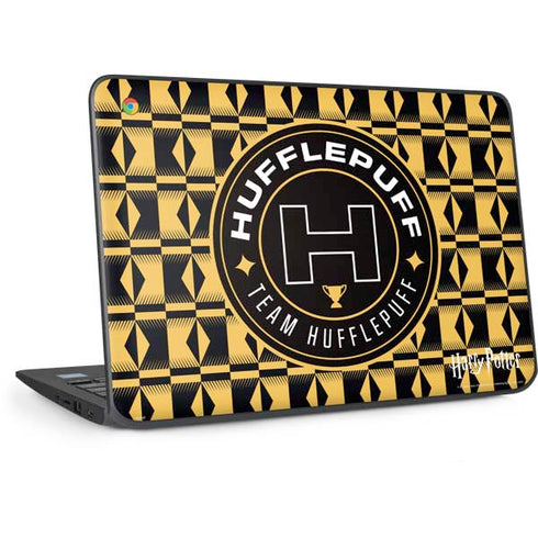 Wizarding Worlds Harry Potter Team Hufflepuff HP Chromebook Skin