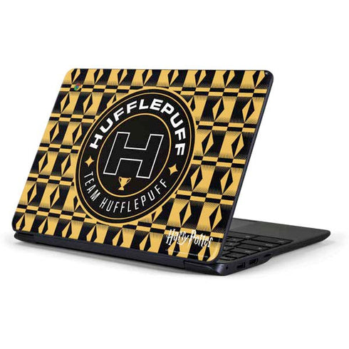 Wizarding Worlds Harry Potter Team Hufflepuff Samsung Chromebook Skin