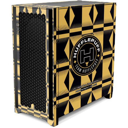 Wizarding Worlds Harry Potter Team Hufflepuff Corsair 4000D Tempered Glass Mid-Tower ATX Case Skin