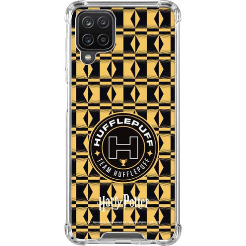 Wizarding Worlds Harry Potter Team Hufflepuff Galaxy A12 Clear Case