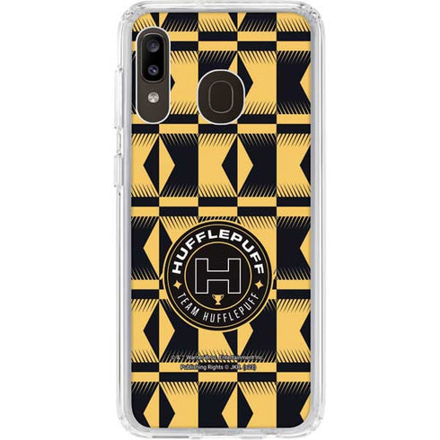 Wizarding Worlds Harry Potter Team Hufflepuff Galaxy A20 Clear Case
