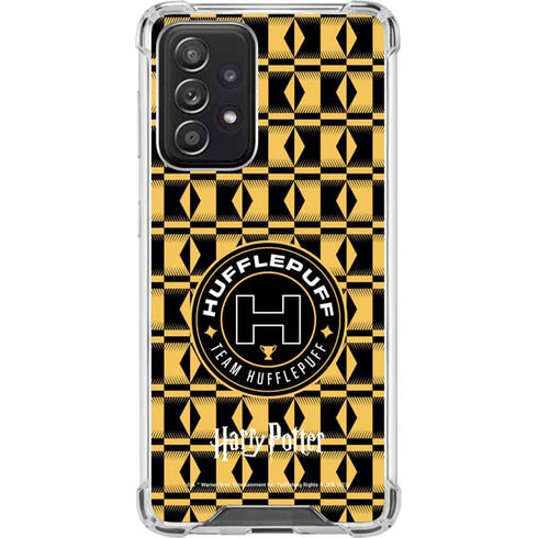 Wizarding Worlds Harry Potter Team Hufflepuff Galaxy A52 5G Clear Case