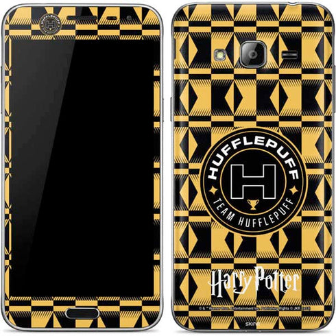 Wizarding Worlds Harry Potter Team Hufflepuff Galaxy J3 Skin