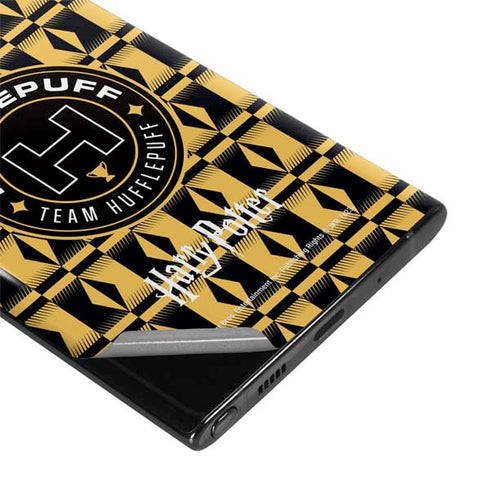 Wizarding Worlds Harry Potter Team Hufflepuff Galaxy Note 10 Plus Skin