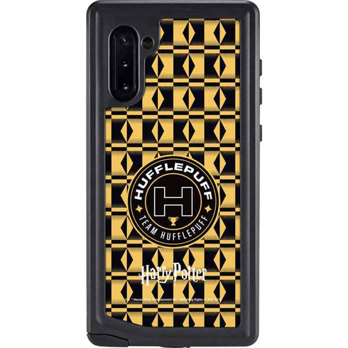 Wizarding Worlds Harry Potter Team Hufflepuff Galaxy Note 10 Waterproof Case