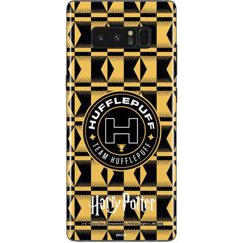 Wizarding Worlds Harry Potter Team Hufflepuff Galaxy Note 8 Skin