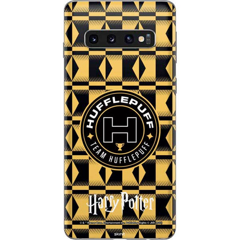 Wizarding Worlds Harry Potter Team Hufflepuff Galaxy S10 Skin