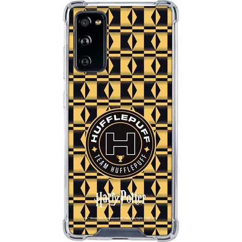 Wizarding Worlds Harry Potter Team Hufflepuff Galaxy S20 FE Clear Case