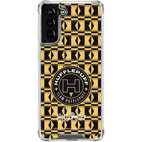 Wizarding Worlds Harry Potter Team Hufflepuff Galaxy S21 Plus 5G Clear Case