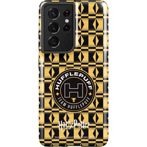 Wizarding Worlds Harry Potter Team Hufflepuff Galaxy S21 Ultra 5G Pro Case