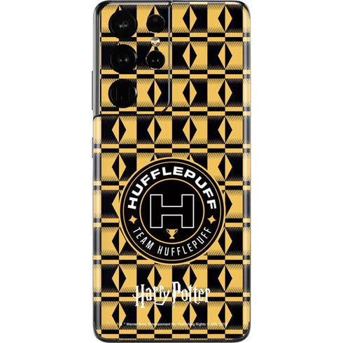 Wizarding Worlds Harry Potter Team Hufflepuff Galaxy S21 Ultra 5G Skin