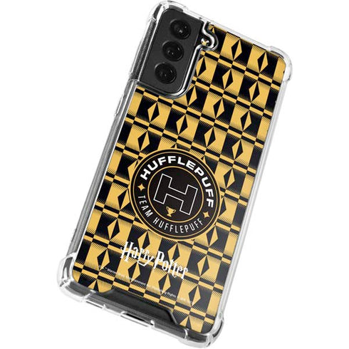 Wizarding Worlds Harry Potter Team Hufflepuff Galaxy S22 Clear Case