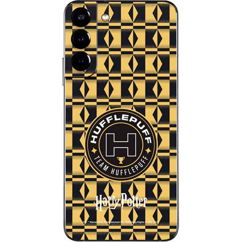 Wizarding Worlds Harry Potter Team Hufflepuff Galaxy S22 Plus Skin