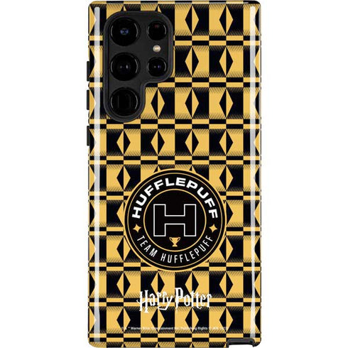 Wizarding Worlds Harry Potter Team Hufflepuff Galaxy S22 Ultra Pro Case