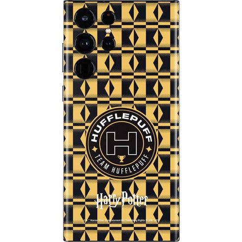 Wizarding Worlds Harry Potter Team Hufflepuff Galaxy S22 Ultra Skin