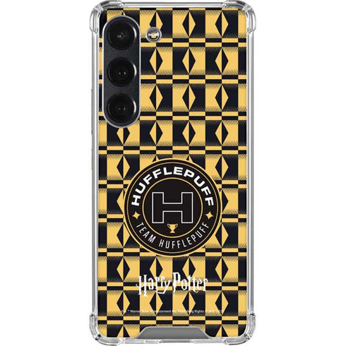 Wizarding Worlds Harry Potter Team Hufflepuff Galaxy S23 Clear Case