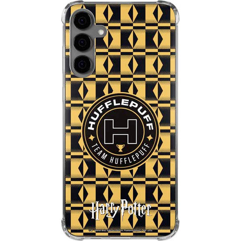 Wizarding Worlds Harry Potter Team Hufflepuff Galaxy S24 Plus Clear Case