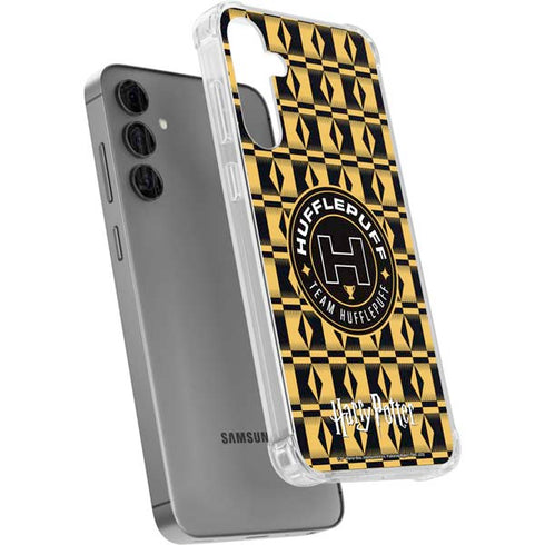 Wizarding Worlds Harry Potter Team Hufflepuff Galaxy S24 Plus Clear Case