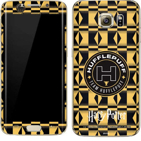 Wizarding Worlds Harry Potter Team Hufflepuff Galaxy S7 Edge Skin