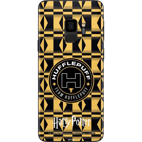 Wizarding Worlds Harry Potter Team Hufflepuff Galaxy S9 Skin
