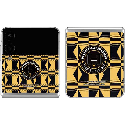 Wizarding Worlds Harry Potter Team Hufflepuff Galaxy Z Flip4 5G Skin