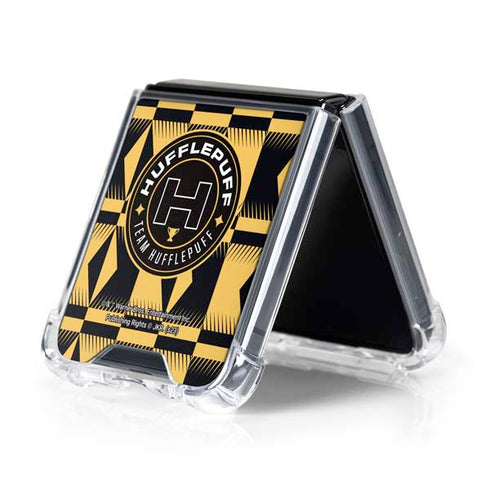 Wizarding Worlds Harry Potter Team Hufflepuff Galaxy Z Flip5 5G Clear Case