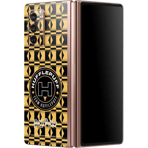 Wizarding Worlds Harry Potter Team Hufflepuff Galaxy Z Fold2 5G Skin
