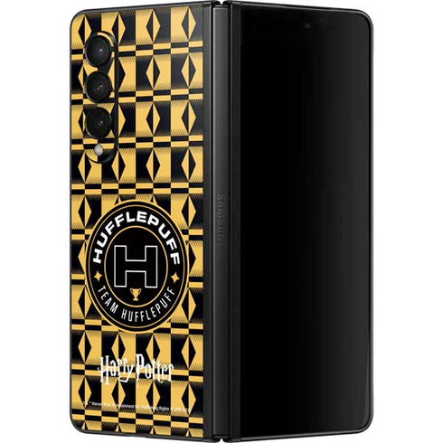 Wizarding Worlds Harry Potter Team Hufflepuff Galaxy Z Fold3 5G Skin