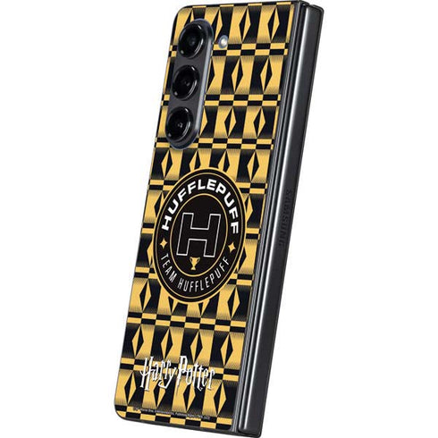 Wizarding Worlds Harry Potter Team Hufflepuff Galaxy Z Fold5 5G Skin
