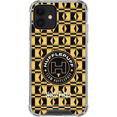 Wizarding Worlds Harry Potter Team Hufflepuff iPhone 12 Clear Case